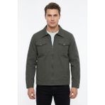 Dynamo Erkek Mevsimlik Kanvas Spor Mont 8002 BGL-ST04368 - Haki - 2XL