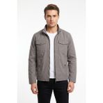 Dynamo Erkek Mevsimlik Kanvas Spor Mont 8007 BGL-ST05336 - Gri