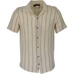 Dynamo Erkek Pamuklu Yazlık Kısa Kol Gömlek 9627 BGL-ST03736 - XL - Bej