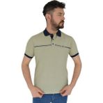 Dynamo Erkek Polo Yaka Tişört Waffle 2369 BGL-ST02792 - Taş