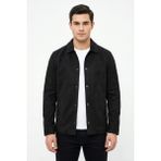 Dynamo Erkek Siyah Regular Fit Mevsimlik Süet Spor Mont BGL-ST05436 - 2XL