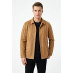 Dynamo Erkek Siyah Regular Fit Mevsimlik Süet Spor Mont BGL-ST05436 - Camel - 3XL
