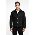 Dynamo Erkek Siyah Regular Fit Mevsimlik Süet Spor Mont BGL-ST05437
