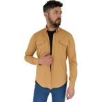 Dynamo Erkek Spor Gömlek Silim Fit 9957 BGL-ST02724 - Hardal