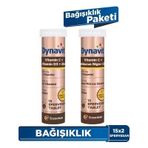 Dynavit Bağışıklık Paketi Vitamin C+ D3 + Zinc 15+15 Efervesan