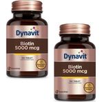 Dynavit Biotin 5000 Mcg 100 Tablet 2 Adet Skt:06/2023