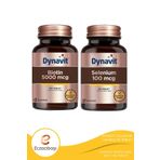 Dynavit Biotin 5000 mcg 100 Tablet + Dynavit Selenium 100 mcg 90 Tablet