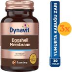 Dynavit Eggshell Membrane 30 Tablet - Yumurta Kabuğu Zarı Complex - 3 Adet (90 Tablet)