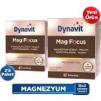Dynavit Mag Focus 15x2 Çiğneme Tableti - Okula Dönüş - Magnezyum Malat & Sitrat, Fosfotidilserin - Tutti Frutti