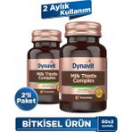 Dynavit Milk Thistle Complex 60 Kapsül x2 - Deve Dikeni, Silimarin, Enginar, Maydonoz - Karaciğer Sağlığı