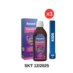 Dynavit Sambukid-C Şurup 150 ml Kara Mürver Ekstresi, C Vitamini, Çinko, Afrika Sardunyası Ekstresi (3 ADET)
