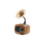 Dynego B5 Nostaljik Mini Gramafon Radyo Usb Aux Bluetooth Radyo Yüksek Ses Kalitesi