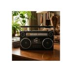 Dynego Bluetooth PX669 Siyah Retro Kaset Çalar Teyp Speaker Hoparlör Nostalji Müzik Seti FM Radyo USB MP3 Player