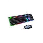 Dynego Işıklı Oyuncu Klavye+Mouse Seti Gaming Set Pg 8017