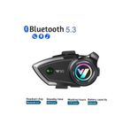 Dynego Y80 Motosiklet Kask Kulaklık Intercom Işıklı Motorsiklet Interkom