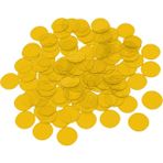 Dynwave 100X Çip Sayma Disk Işaretleri Bingo Cips Için 25 mm Oyun Jetonları Turuncu (Yurt Dışından)