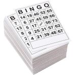 Dynwave Bingo Oyunu Kağıt Kartları 1 Tek Bir Tekrar Tasarımı Olmadan Tek 60 Sayfalarda (Yurt Dışından) - Renkli