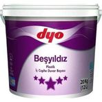 Dyo 20 kg Sade Gri Beşyıldız Plastik İç Cephe Boyası