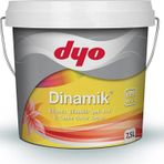 Dyo 4366 7,5 lt Dinamik İpekmat Silikonlu Silinebilir İç Cephe Duvar Boyası
