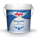 Dyo 7,5 lt Açık Krem Beşyıldız Silikonlu Dış Cephe Boyası