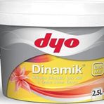 Dyo 7570 2,5 lt Dinamik İpekmat Silikonlu Silinebilir İç Cephe Duvar Boyası