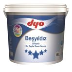 Dyo Beşyıldız 2.5 Lt Yeni Fildişi Silikonlu Mat İç Cephe Boyası