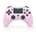 DYONDER Wireless Controller Compatible with PS4/Slim/Pro/PC with 6-Axis Motion Sensor, PS4 Controller for Kids and Adults(PINK)