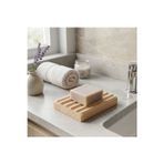 Dyris Ahşap Sabunluk 10X7 Cm – Doğal Masif Ahşap, Kaymaz Tasarım, Banyo & Mutfak İçin