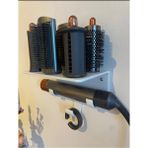 Dyson Airwrap Uyumlu Düzenleyici Stand, Saç Şekillendirici Organizer Standı, Duvara Monte - Beyaz