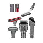 Dyson İle Uyumlu Mini Başlık Aksesuar Seti, V8 V10 V11 DC19 DC35 DC37 DC52 DC59 ile Uyumlu, 7 Parça