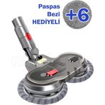 Dyson Uyumlu V7, V8, V10, V11, V15 İçin Mop Temizleme Başlığı Su Hazneli / Tanklı Emici +6 Mop