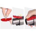 Dyson Uyumlu V7-V8-V10-V11-V15 Süpürge Boru ve Emici Başlık Mandalı Kırmızı - 1 Adet