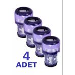 Dyson V12 Uyumlu Detect Slim Dik Süpürge Hepa Filtresi, 4 Adet