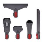 Dyson V15 V11 V10 V7 V8 kablosuz elektrikli süpürge için süpürge aksesuar seti, temizlik fırçası seti - 5 parça elektrikli süpürge, toz fırçası, faraş ve zemin aletleri için (küçük)