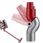 Dyson V7, V8, V10, V11, V15 elektrikli süpürge ile uyumlu adaptör, alt adaptör, hızlı kilit bükme adaptörü, aksesuar, esnek adaptör, açı adaptörü, düşük menzil için yedek aksesuar