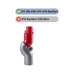 Dyson V7 V8 V10 V15 Uyumlu Mobilya Altı Adaptörü 1 Adet