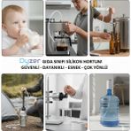 Dyzer Bpa Içermez - Gıda Sınıfı Saf Silikon Hortum (Alman Wacker Ham Madde) 11X15 (Iç Çap: 11MM) (Dış Çap: 15MM) - 11mmX15mm 7 metre