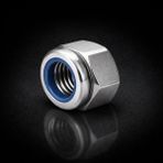Dyzer Paslanmaz Inox Fiberli Somun DIN985 A4-316 M10 10LU Paket - FİBERLİ SOMUN A4-316 M10