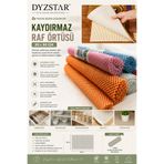 DYZSTAR Halı Kaydırmaz Dolap İçi Kaydırmaz Raf Örtüsü 30x50 Cm Çok Amaçlı Kaymaz Mat