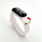 Dzc Kuzenler Avm Hello Kitty Figurlu Led Dokunmatik Ekranli Su Gecirmez Dijital Cocuk Ve Genc Kol Saati (Akıllı Degıller)