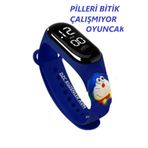 DZC KUZENLER AVM Kedi Doraemon Led Dokunmatik Ekranlı Dijital Çocuk Ve Genç Kol Saati Laci (akıllı Değiller)
