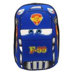 Dzc Kuzenler Avm Kreş & Anaokulu Çocuk Sırt Okul Çantası Cars F99(MAVI) 3-6 Yaş 5d Kabartmalı 33CM Formula - Lacivert - sırt çanta - 32*26*12
