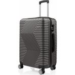 Dzc Kuzenler Avm Valiz Gedox G&d Polo Suitcase Abs Orta Boy Lüx Seyahat Valizi - Füme