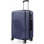 Dzc Kuzenler Avm Valiz Gedox G&d Polo Suitcase Abs Orta Boy Lüx Seyahat Valizi - Lacivert