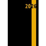 Dziennik osobisty 2026: Planer dzienny / Pamiętnik, Czarny