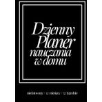 Dzienny Planer Nauczania w Domu: Czarny, 12 Miesięczny, 52 Tygodniowy, Niedatowany, Szkolny i Akademicki Organizer i Plan Lekcji (My Homeschooling Plan)