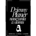 Dzienny Planer Nauczania w Domu: Czarny, 12 Miesięczny, 52 Tygodniowy, Niedatowany, Szkolny i Akademicki Organizer i Plan Lekcji