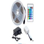 Dzytech Rgb Şerit Led, 5 Metre Tek Çipli Dış Mekan Rgb Şerit LED Set