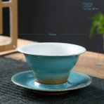 E 180 ml 1 Takım Yaratıcı Seramik Kahve Fincanı ve Tabağı Seti Latte Kahve Kupa Çömlek Çay Fincanı Porselen Öğleden Sonra Çay Kupaları Kahvaltı Süt Fincan (Yurt Dışından) - 1 Adet - Renkli - 1 lt