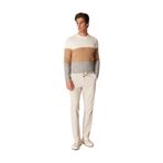 E 4.0 Design Studio x Fabrika Bağlamalı Bel Normal Paça Chino Pantolon, 52, 5003183938, Taş, Erkek